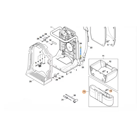 STIHL  Pas biodrowy 4203 710 9100